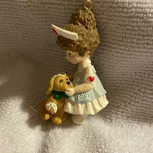 Hallmark Gentle Nurse Christmas Ornament 1994